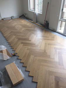 Photo de galerie - Pose de parquet - Revêtement de sol