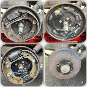 Photo de galerie - Remplacement d'un kit frein AR sur Renault Kangoo 