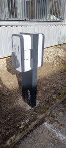 Photo de galerie - Installation de borne de recharge 22 kW