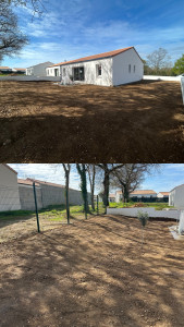 Photo de galerie - Préparation d’un terrain pour un gazon 