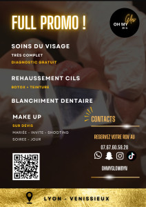 Photo de galerie - Possibilité de prendre rendez-vous et bénéficier de nos services en promotion ? un moment de détente pour vous ??‍♀️