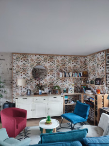 Photo de galerie - Habillage d'un mur en pierre 