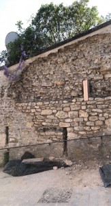 Photo de galerie - Rénovation d’un mur extérieur (ravalement)
