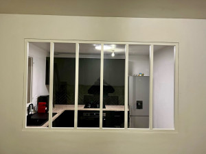 Photo de galerie - Pose d’une verrière 