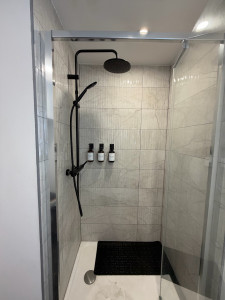 Photo de galerie - Pose de barre de douche 