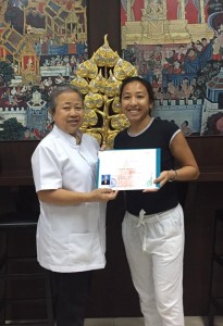 Photo de galerie - Diplômée de l'école de massage thaïlandais de Wat Pho à Bangkok
