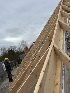 Photo de galerie - Préparation pour pose tuile plate avec coyot 