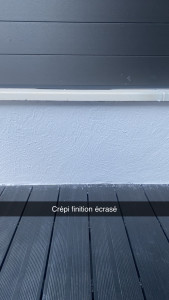 Photo de galerie - Crépi blanc 