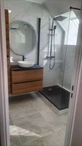 Photo de galerie - Rénovation de salle de bains 

