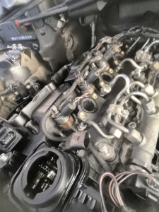 Photo de galerie - Suppression EGR nettoyage du collecteur d'admission remplacement de tous les fluides et filtre sur BMW X3 2.0d