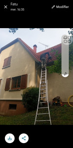 Photo de galerie - Nettoyer la gouttière 