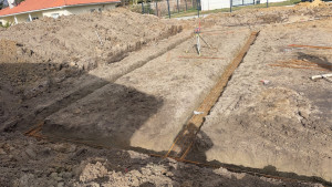 Photo de galerie - Réalisation des fondations pour une future maison individuelle 
