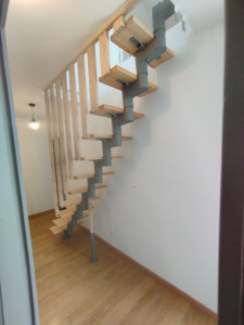 Photo de galerie - Création et pose escalier sur mesure 