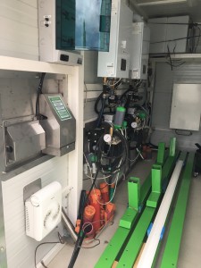 Photo de galerie - Raccordement d’une stations de lavage en électricité plomberie et réseaux gaz 