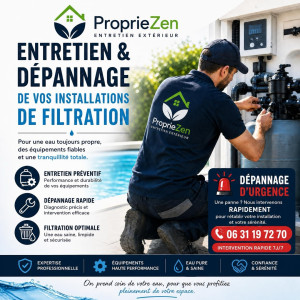 Photo de galerie - Dépannage  bloc filtration pompe et piscine