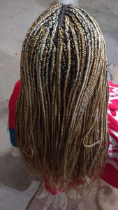 Photo de galerie - Braids sur cheveux caucasiens