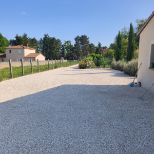 Photo de galerie - Terrassement d'une allée 