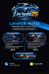 Photo de galerie - Voici les tarifs de mes prestation 