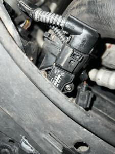 Photo de galerie - Changement capteur de suralimentation turbo 