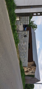 Photo de galerie - Réalisation d'un mur en parpaings