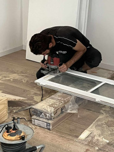 Photo de galerie -  creation ouverture grilles aération 