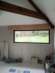 Photo de galerie - Fabrication de coffre de volet traditionnel.