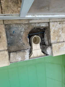 Photo de galerie - Changement skimmer 