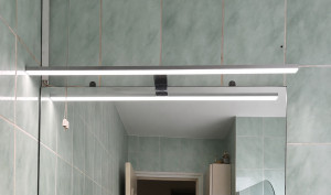 Photo de galerie - Changement d’un luminaire de salle de bain (Après)
