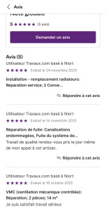 Photo de galerie - Merci pour clients et les avis après avoir effectué travail c’est toujours avec plaisir 