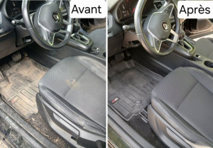 Photo de galerie - Nettoyage voiture : Avant/Après 