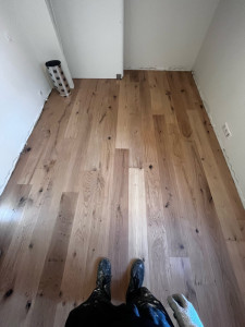 Photo de galerie - Pose de parquet sans les plaintes