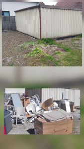 Photo de galerie - Debarras - avant / apres 