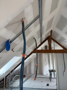 Photo de galerie - Plafond sous comble avec joints