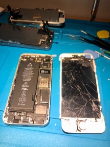 Photo de galerie - écran IPhone 6 cassé à réparer 