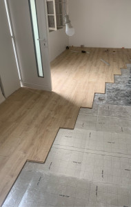 Photo de galerie - Pose de parquet - Revêtement de sol