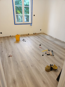 Photo de galerie - Pose de parquet - Revêtement de sol