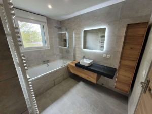 Photo de galerie -  création d’une salle de bain 