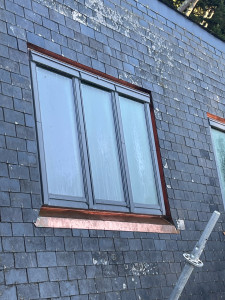 Photo de galerie - Habillage de Velux en cuivre