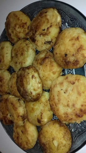Photo de galerie - Galette de pomme de terre au fromage de chèvre 