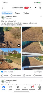 Photo de galerie - Terrain retourner et mise à niveaux 