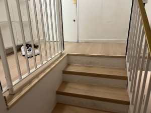Photo de galerie - Marche d’escalier est parquet 