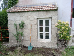 Photo de galerie - Picage ancien enduit 