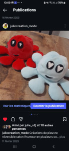 Photo de galerie - Confection de peluches, trousses, coton démaquillant etc....