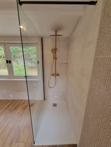 Photo de galerie - Création douche + carrelage