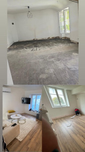 Photo de galerie - Pose de parquet - Revêtement de sol