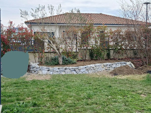 Photo de galerie - Muret pierre sèche