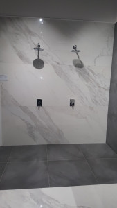 Photo de galerie - Carrelages imitation marbre en 120x250