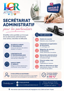 Photo de galerie - Ce sont les prestations proposées pour le secrétariat administratif.