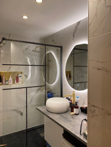 Photo de galerie - Rénovation complète d'un salle de bain 