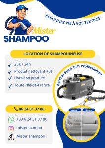 Photo de galerie - Shampouineuse